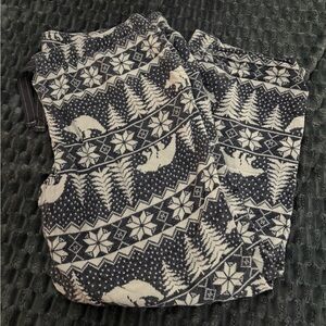 Old Navy Black and White Patterned Pants